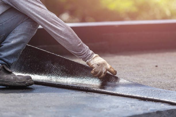 Professional Waterproofing technician working in Nazareth, MI